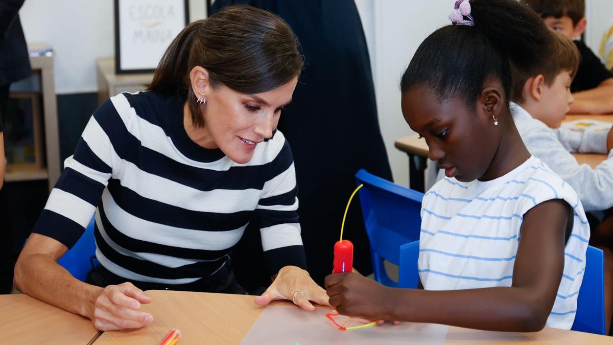 La reina Letizia abre el curso escolar en A Coruña