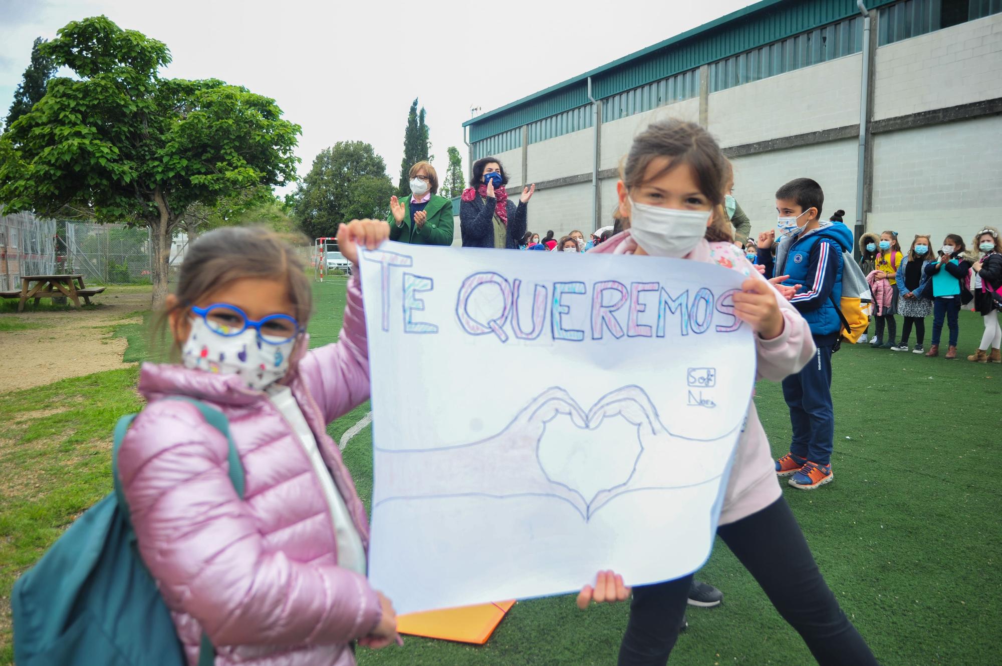 El colegio San Tomé despide al profe Carlos