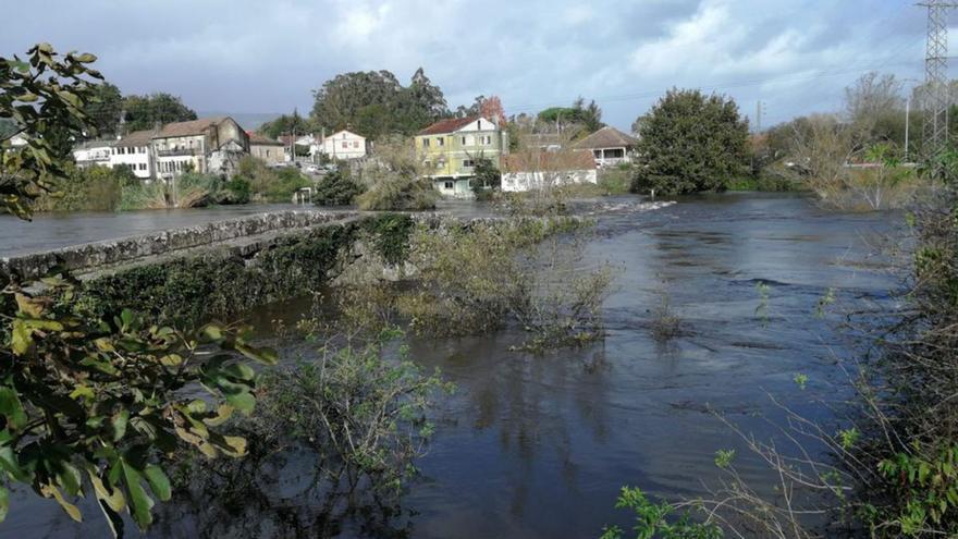 Ponteareas urge a la CHMS la limpieza del cauce del Tea para evitar su desbordamiento