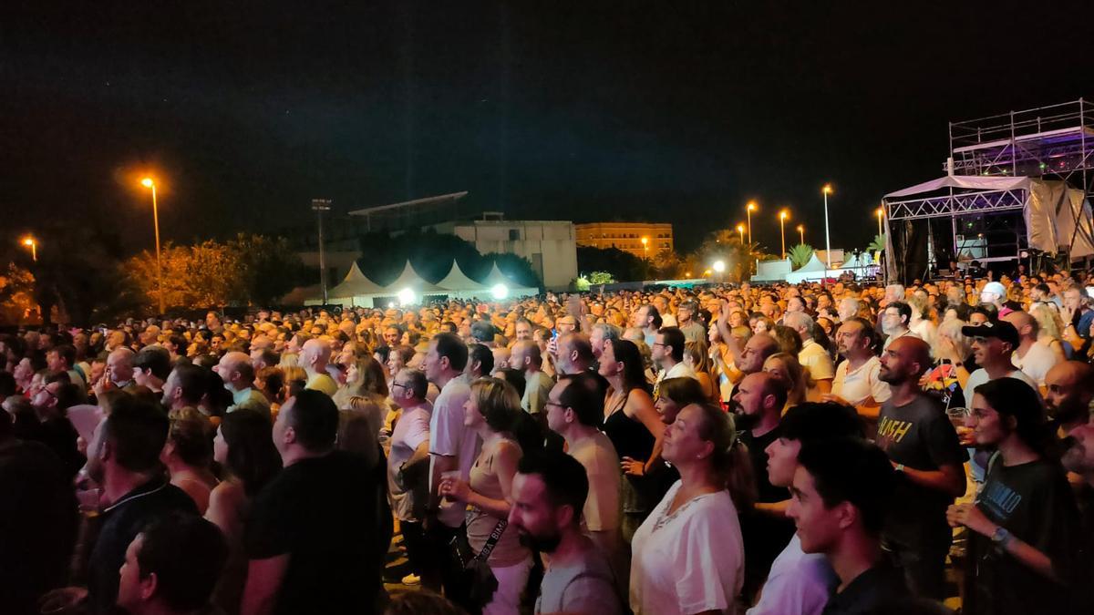 La barraca municipal de estas fiestas de Elche, en una imagen tomada días atrás