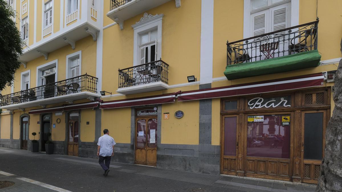 Imagen de archivo del Café Madrid, precintado en 2025.