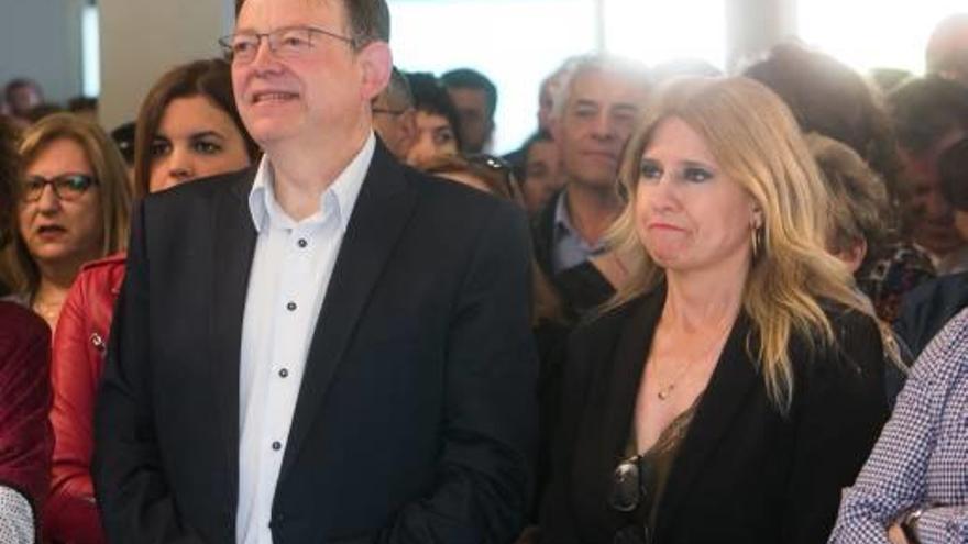 El presidente de la Generalitat, Ximo Puig, y Eva Montesinos, durante un acto en Alicante.