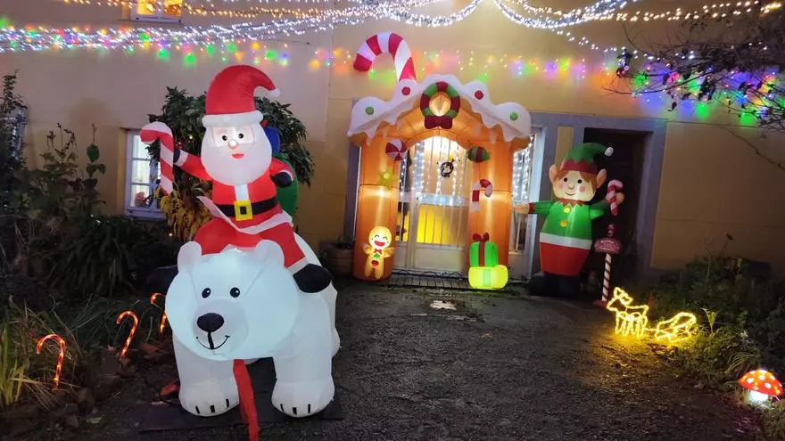 Una casa de Santa Marta, nueva atracción navideña de Bergondo