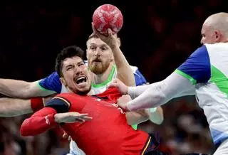 Juegos Olímpicos, balonmano masculisno: España - Eslovenia, en imágenes