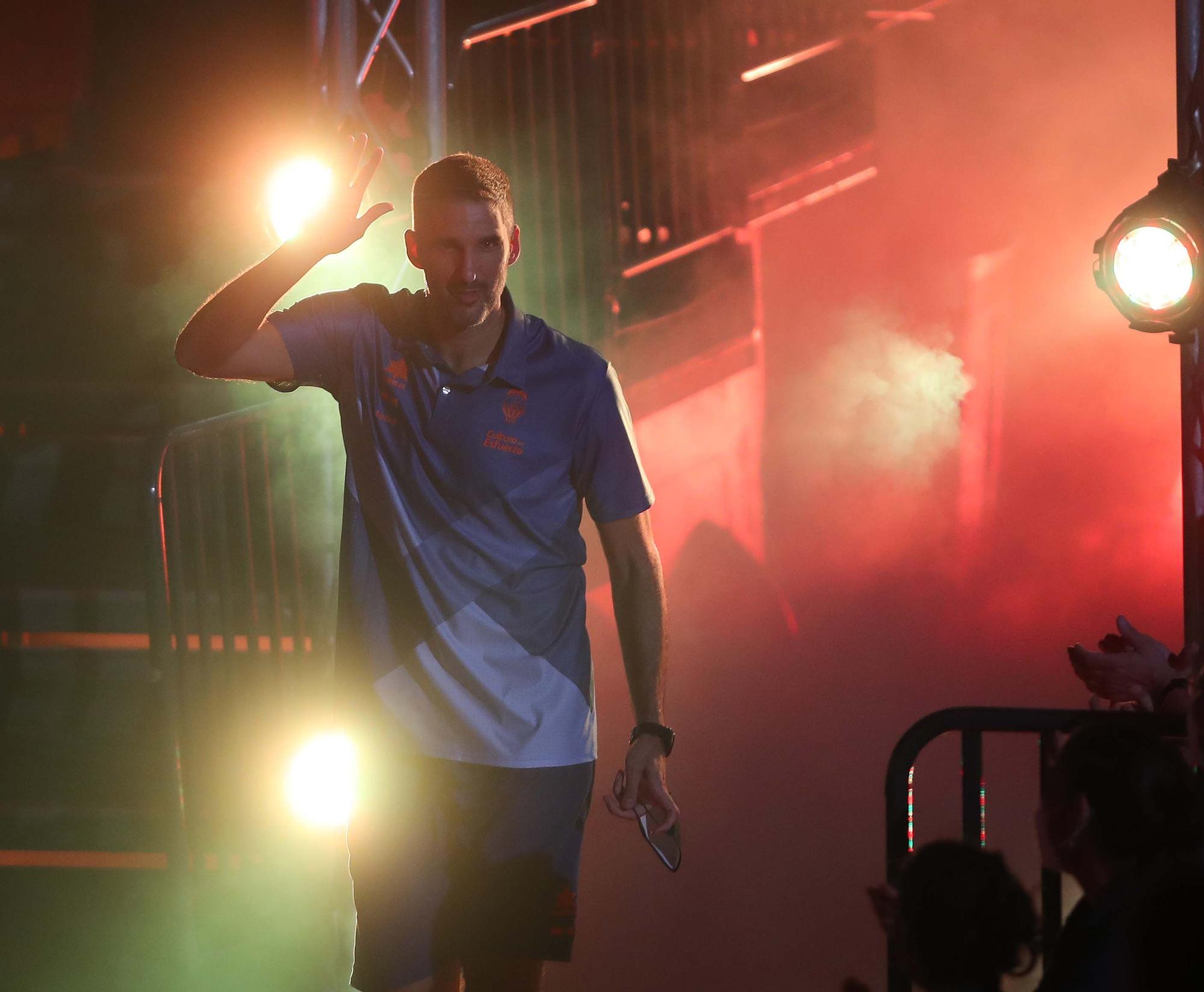 La espectacular presentación del Valencia Basket