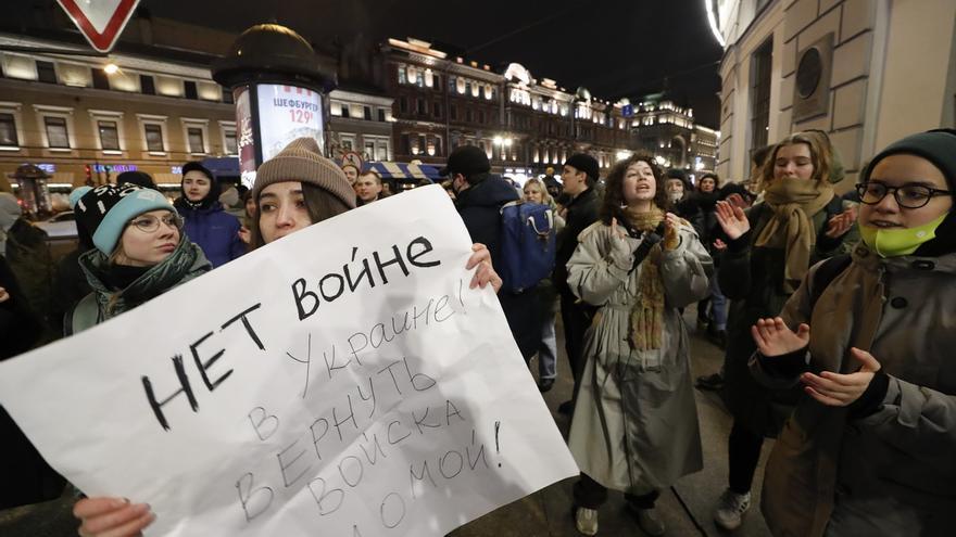 Un vídeo de las protestas en San Petersburgo se viraliza con 17 millones de visitas