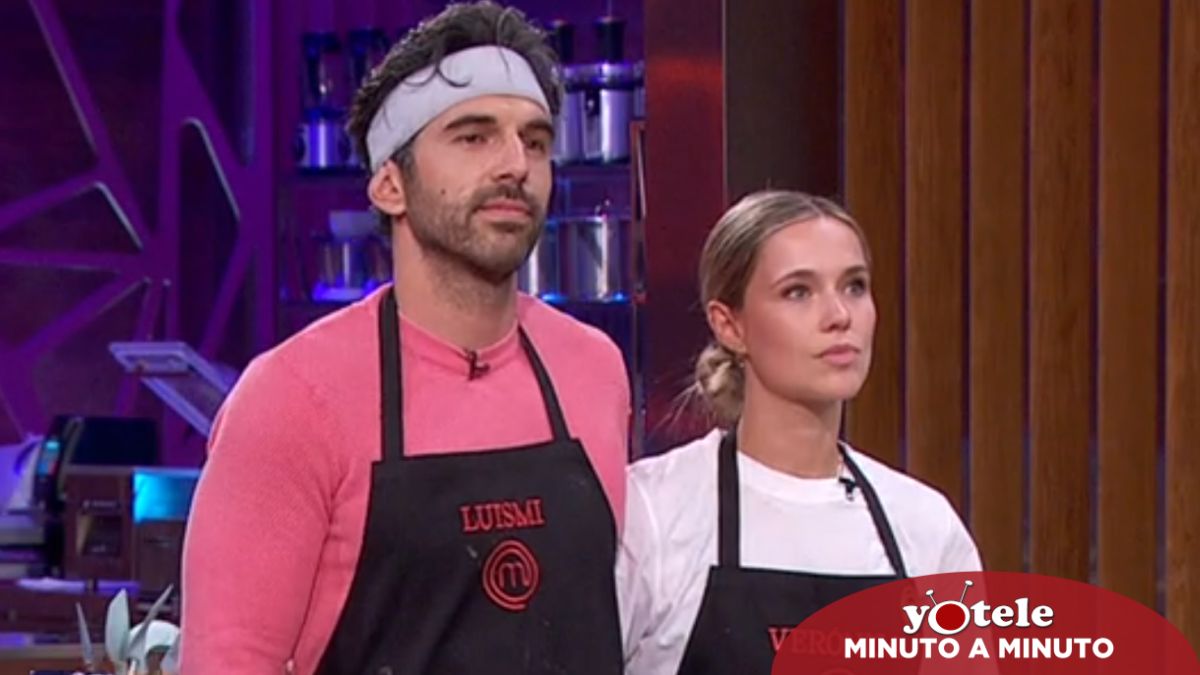 Luismi y Verónica antes de conocerse el nombre del expulsado en la gala 9 de 'Masterchef 10'