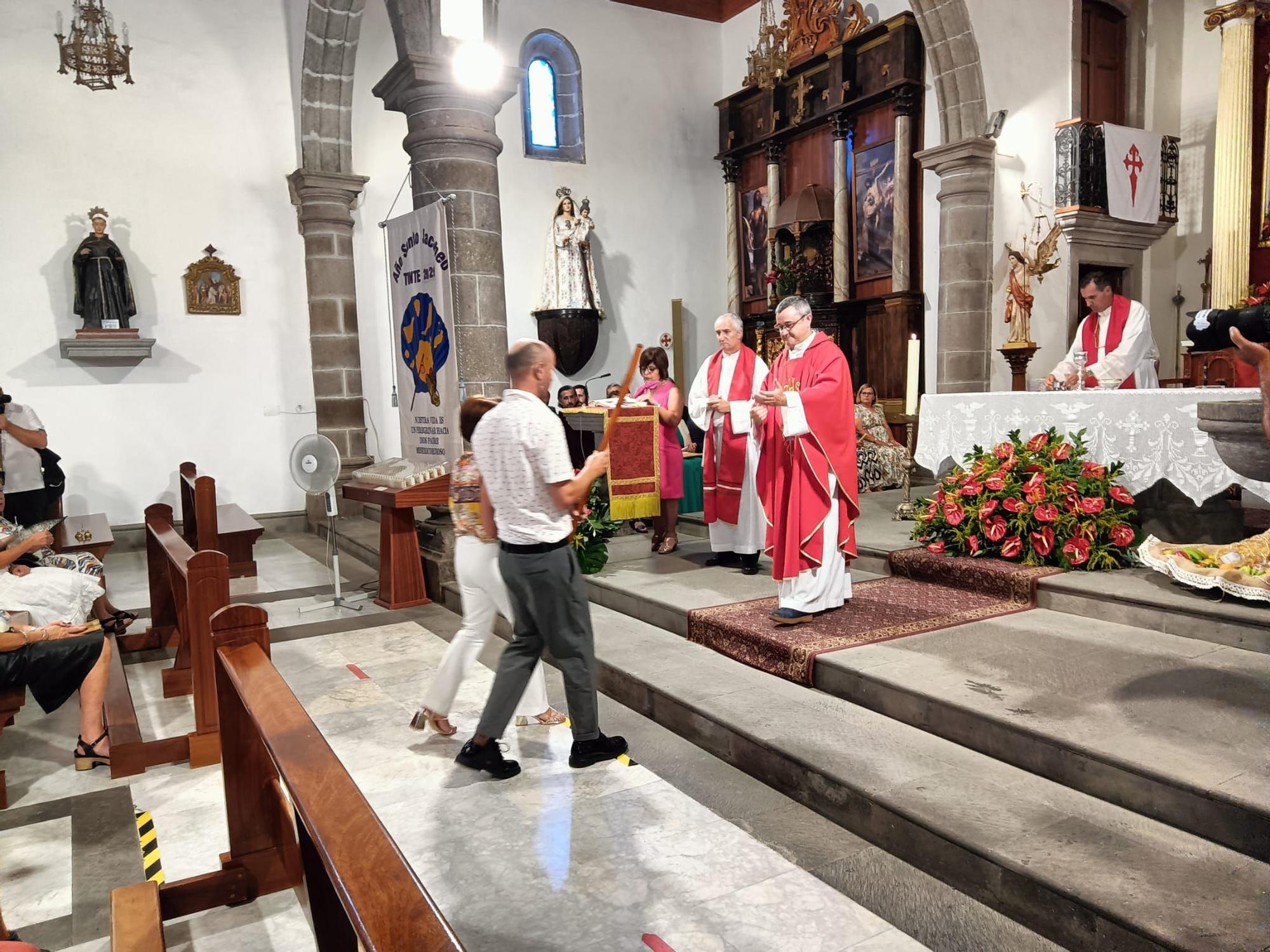 Misa y procesión de Santiago Apóstol en Tunte