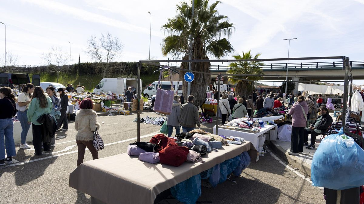 El mercadillo de Cáceres, en imágenes