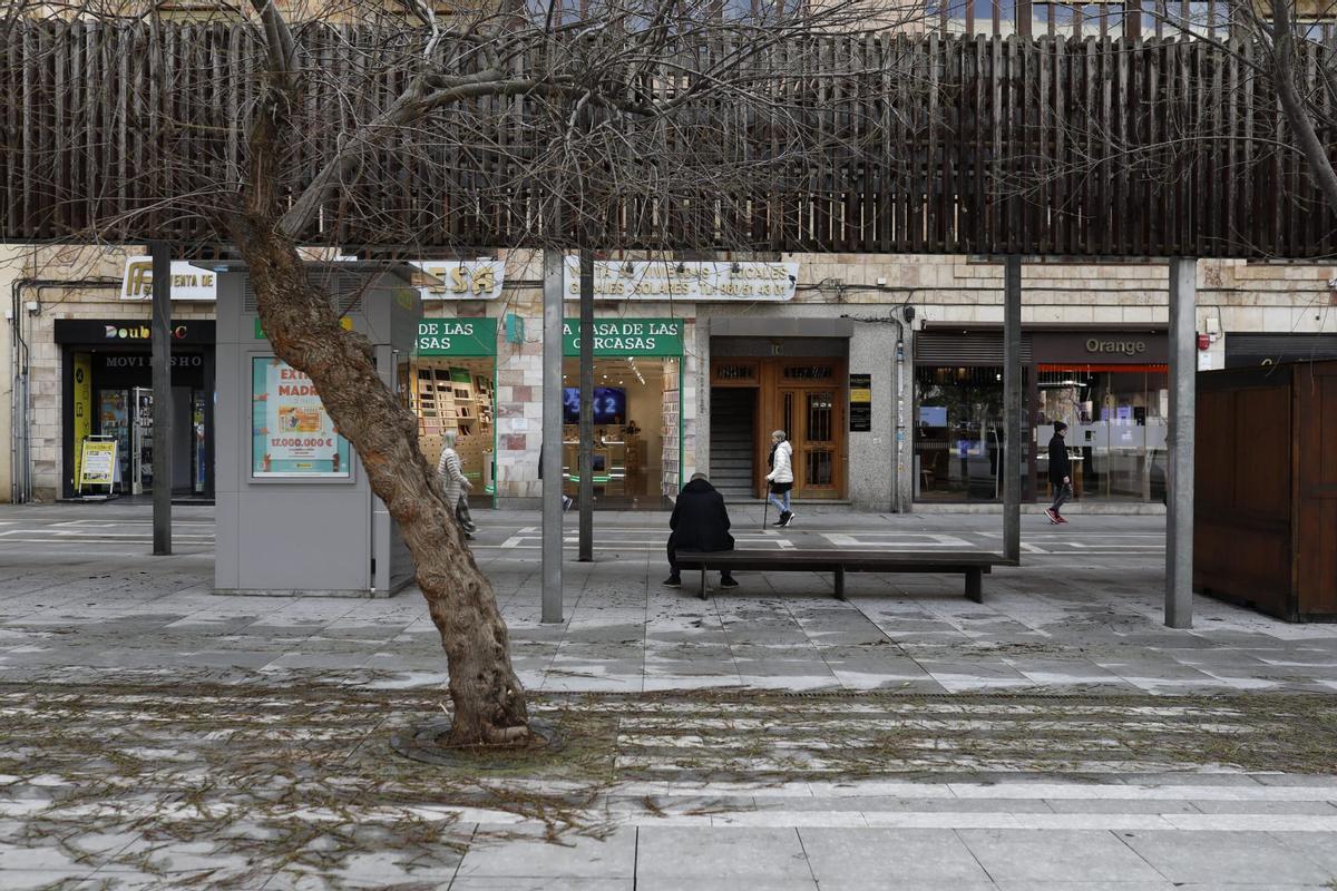 Zamora, esta mañana tras la tormenta nocturna.