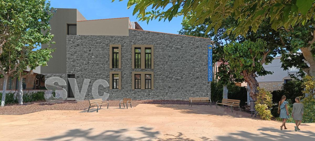Render de la nova comissaria de la Policia Local de Sant Vicenç de Castellet