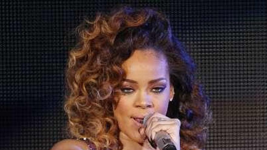 La cantante Rihanna.