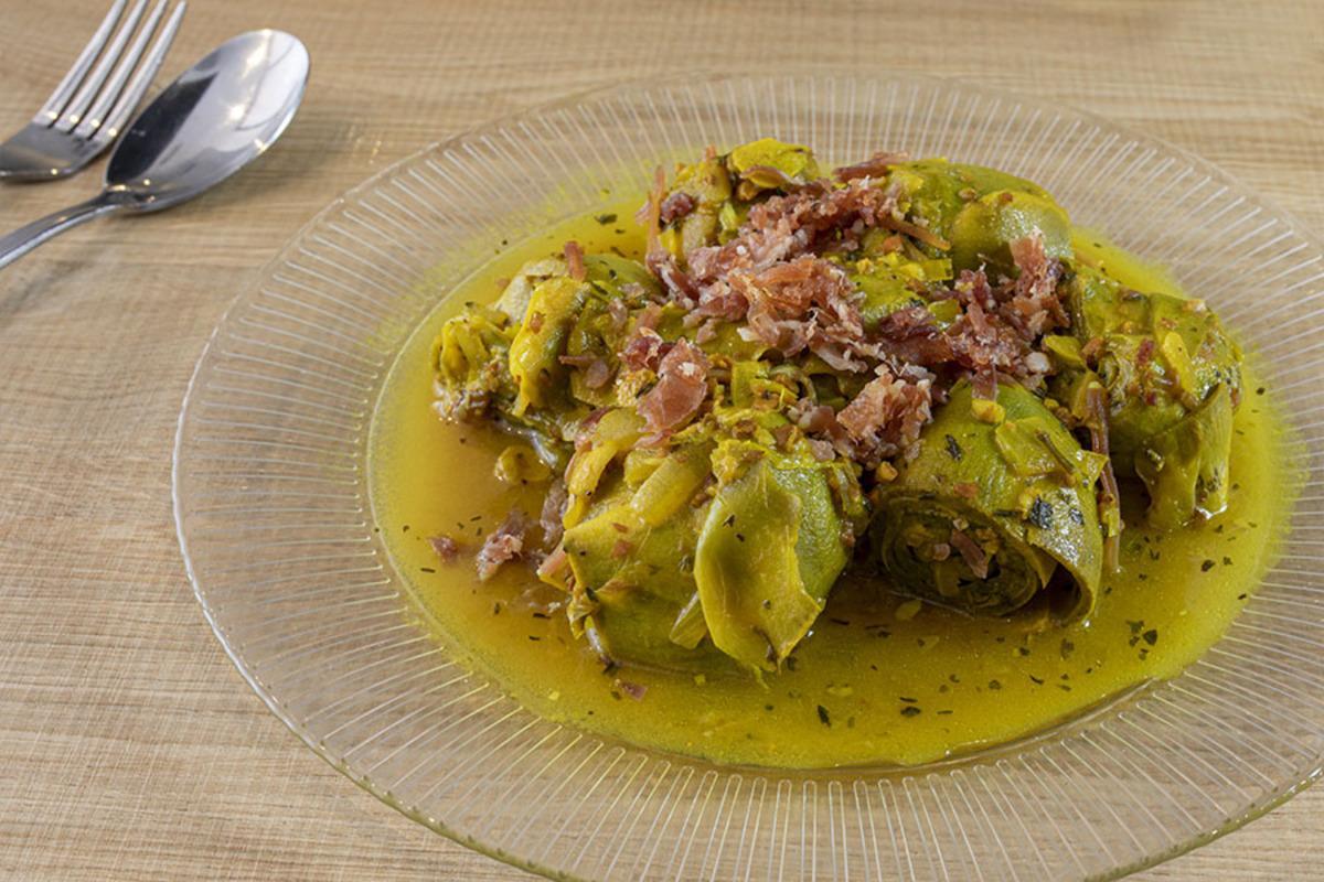 Alcachofas a la montillana