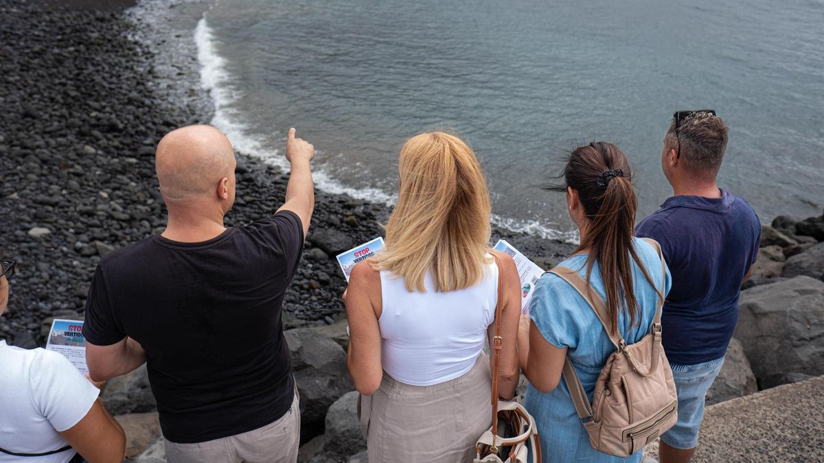 Emisarios de aguas residuales en el Puerto de la Cruz