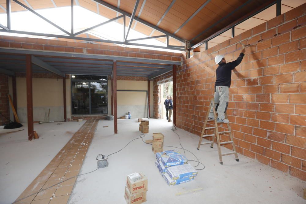 Obras en el Museo de Pusol