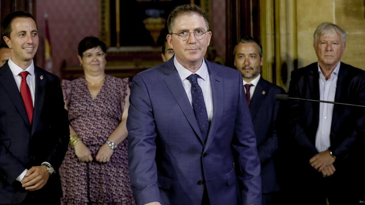 Guillem Ginard en la toma de posesión de los nuevos directores generales y secretarios técnicos en 2023