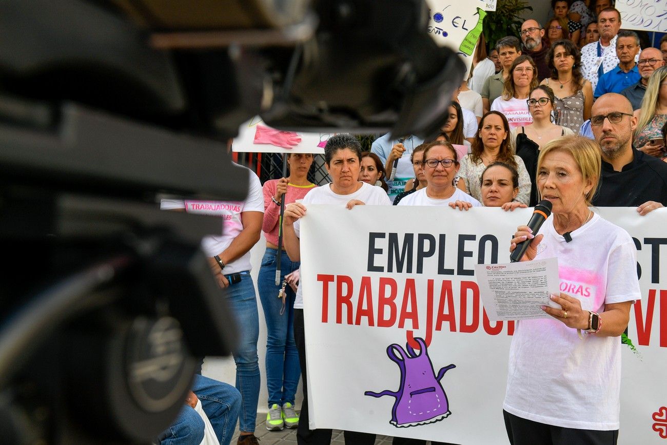 Cáritas visibiliza la ilegalidad y desprotección de las trabajadoras del hogar