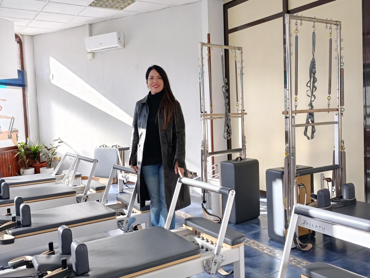 Alba Hernández-Mirueña, en uno de sus centros de Lugones, en Siero.