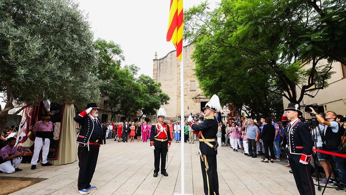 Imagen de archivo de la Diada de Catalunya en Sant Boi de Llobregat.