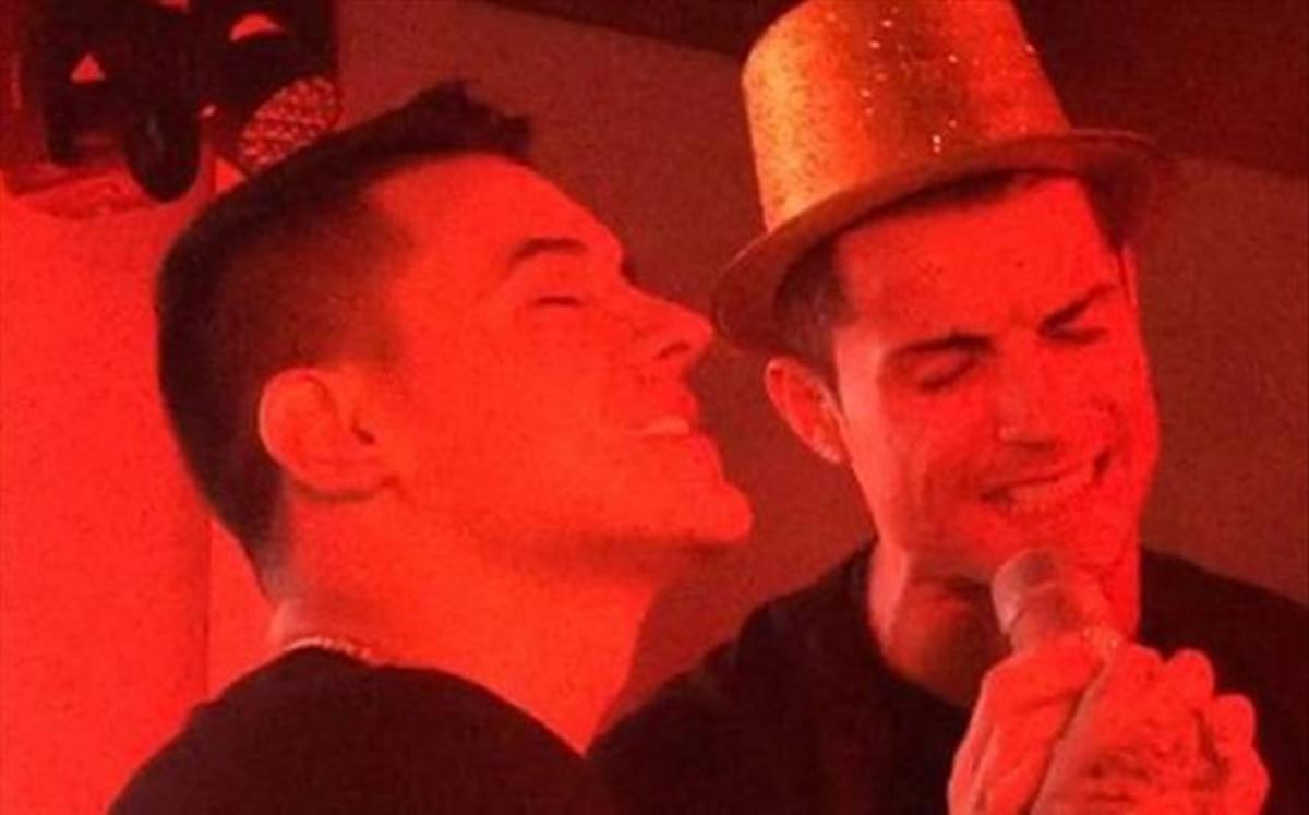 Cristiano se lo pasó en grande en su fiesta