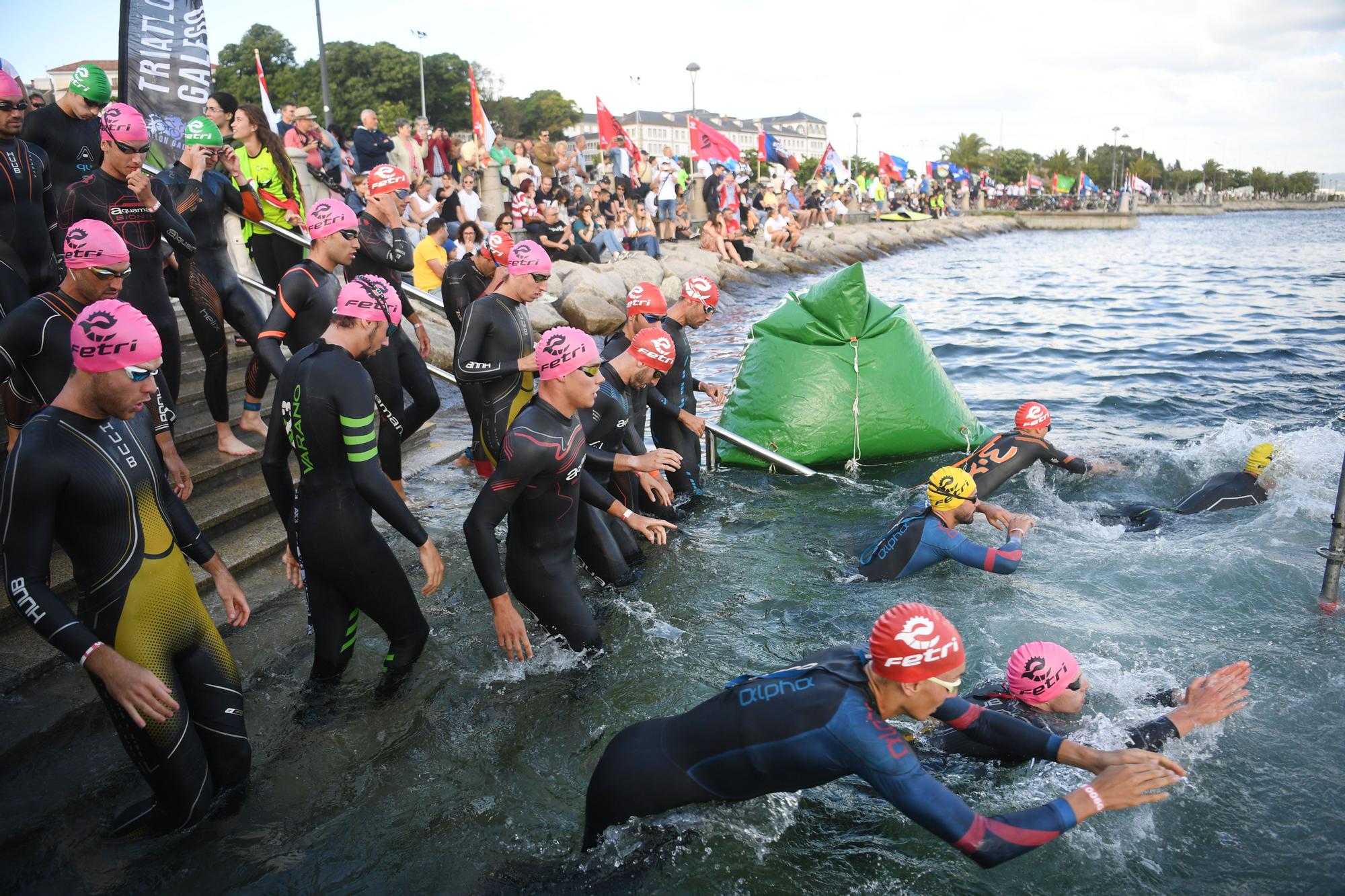 Campeonato de España de clubes de triatlón celebrado en A Coruña