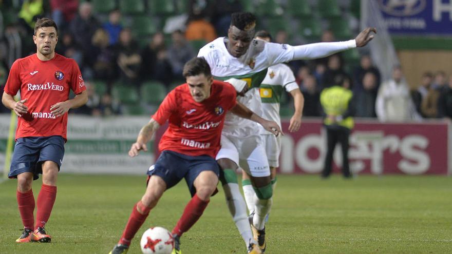 Imatge d&#039;arxiu d&#039;un partit de l&#039;Olot aquesta temporada