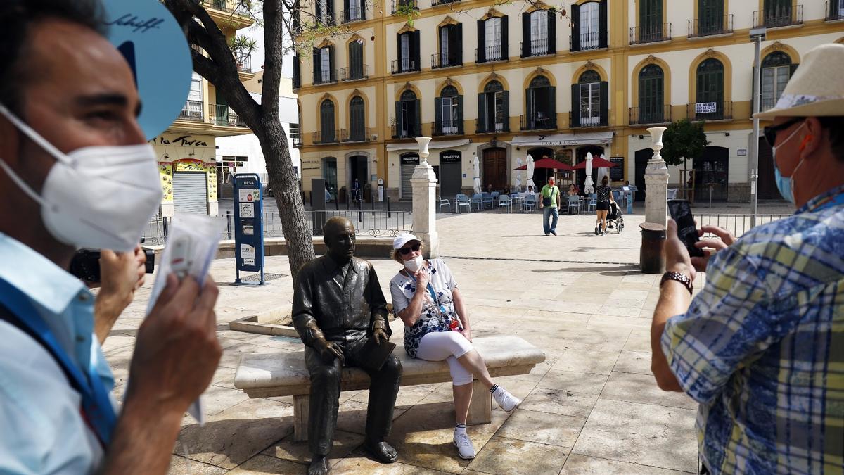 Llegada del primer crucero a Málaga tras el inicio de la pandemia