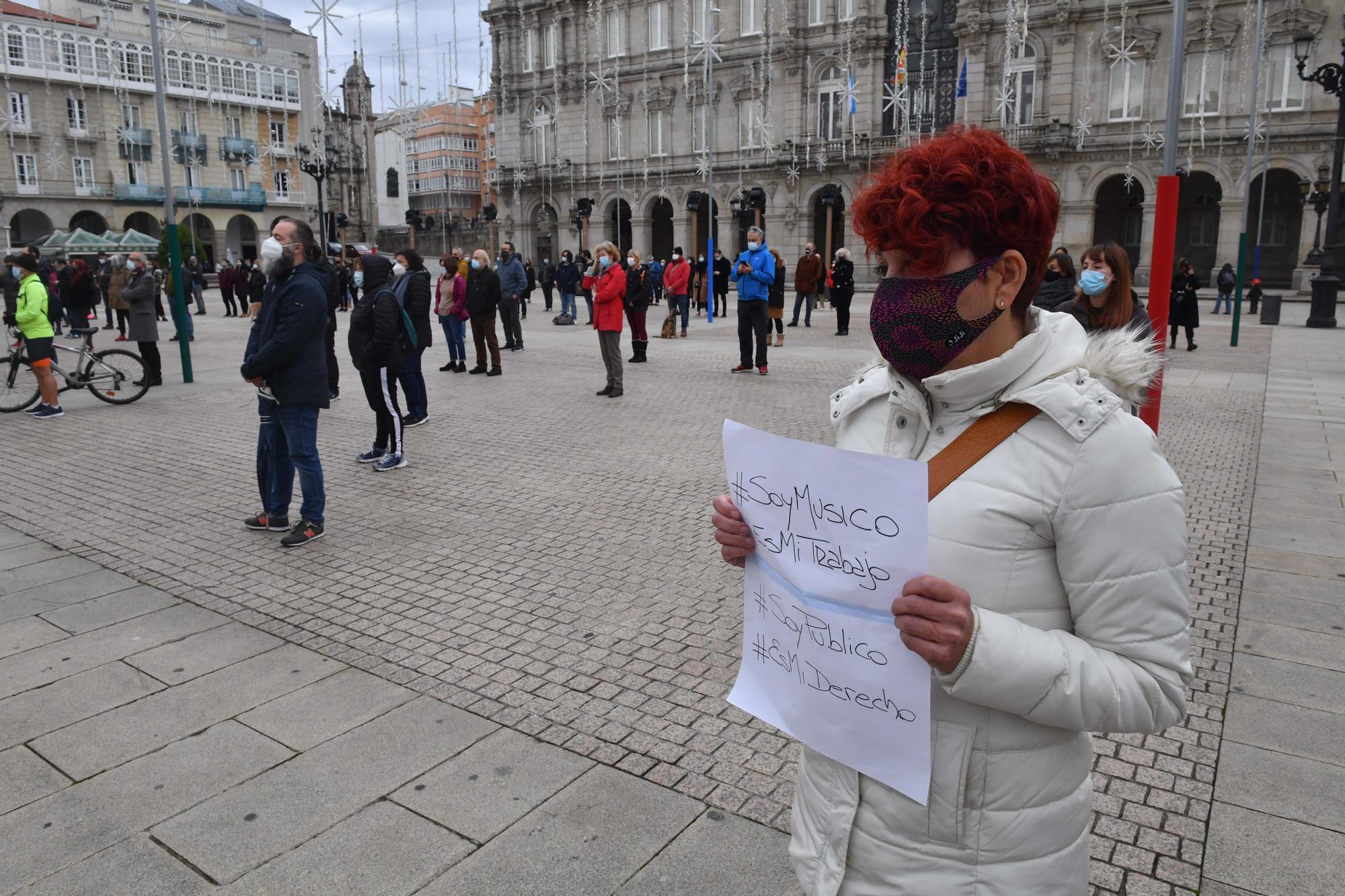 El sector cultural de A Coruña pide "volver a trabajar" y "ayudas" para sobrevivir