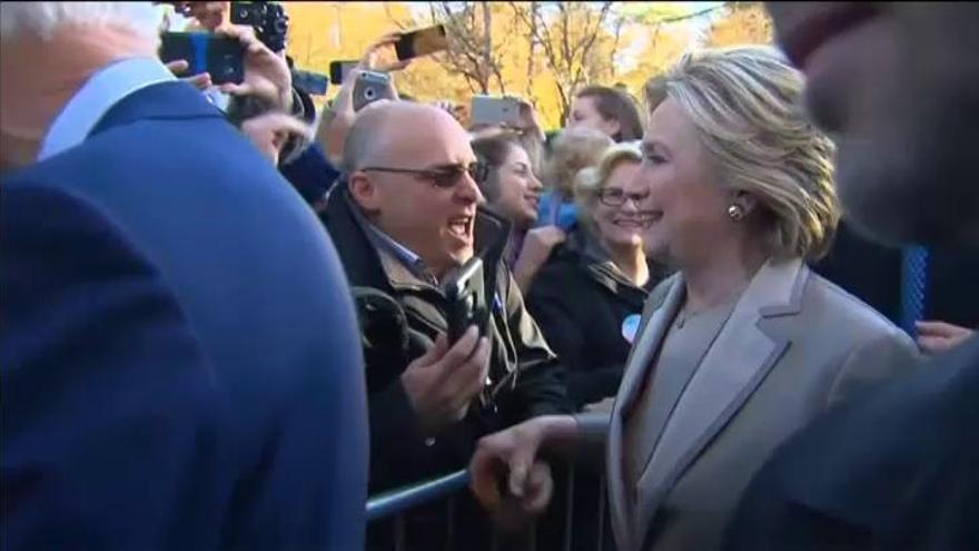 Hillary Clinton: &quot;Lo haré lo mejor que pueda si tengo la fortuna de ganar&quot;