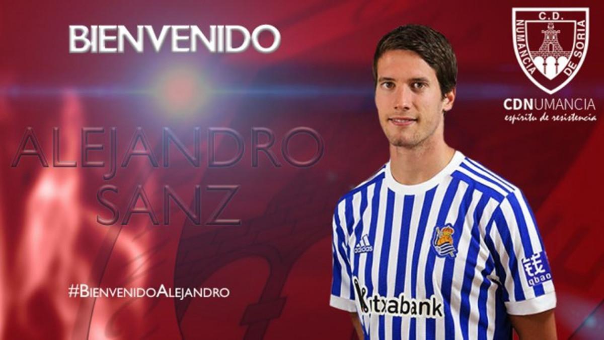 Alejandro Sanz, nuevo jugador del Numacia para la temporada 18/19
