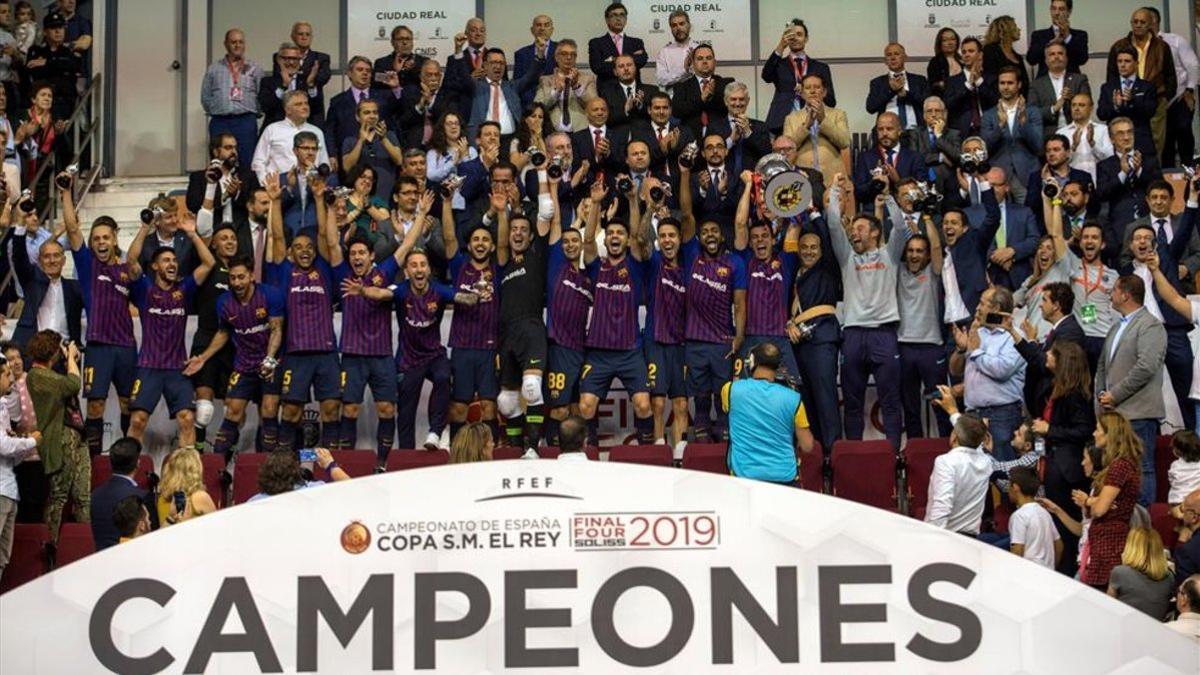 El Barça ganó la pasada Copa del Rey en Ciudad Real