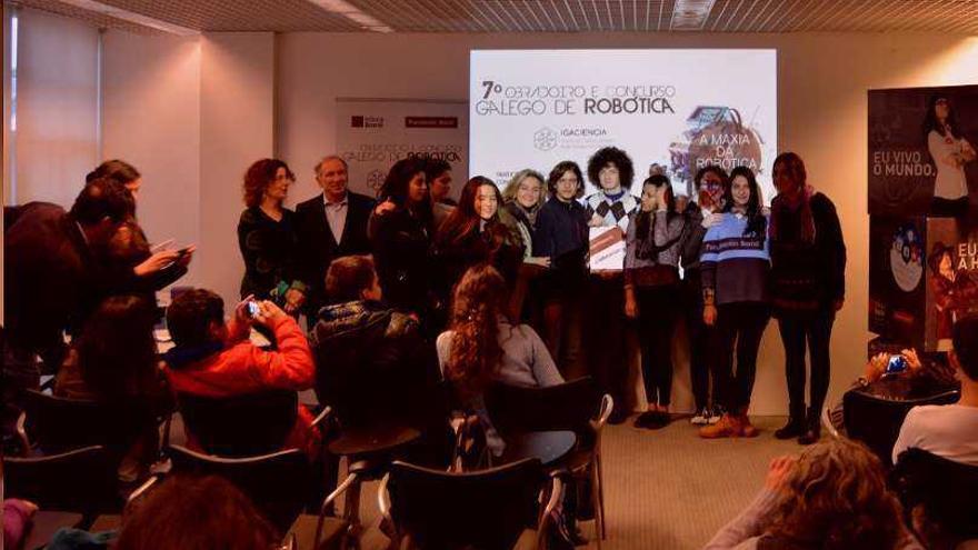 Premio en robótica para alumnos del Eusebio da Guarda y del Agra do Orzán