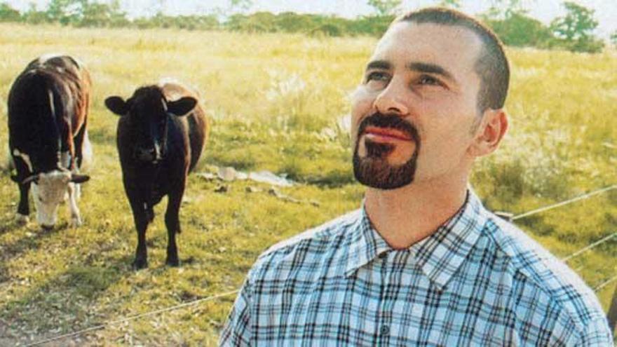 Carlos Roa, durante su retiro espiritual.