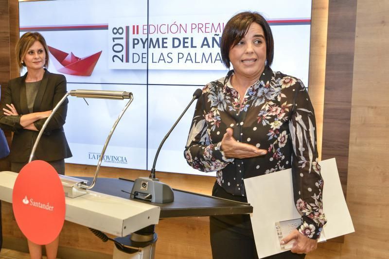 23/10/2018 LAS PALMAS DE GRAN CANARIA. Premio Pyme del año del banco Santander y La Provincia. FOTO: J. PÉREZ CURBELO  | 23/10/2018 | Fotógrafo: José Pérez Curbelo