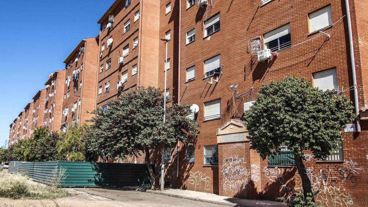 Bloque de viviendas en Aldea Moret.