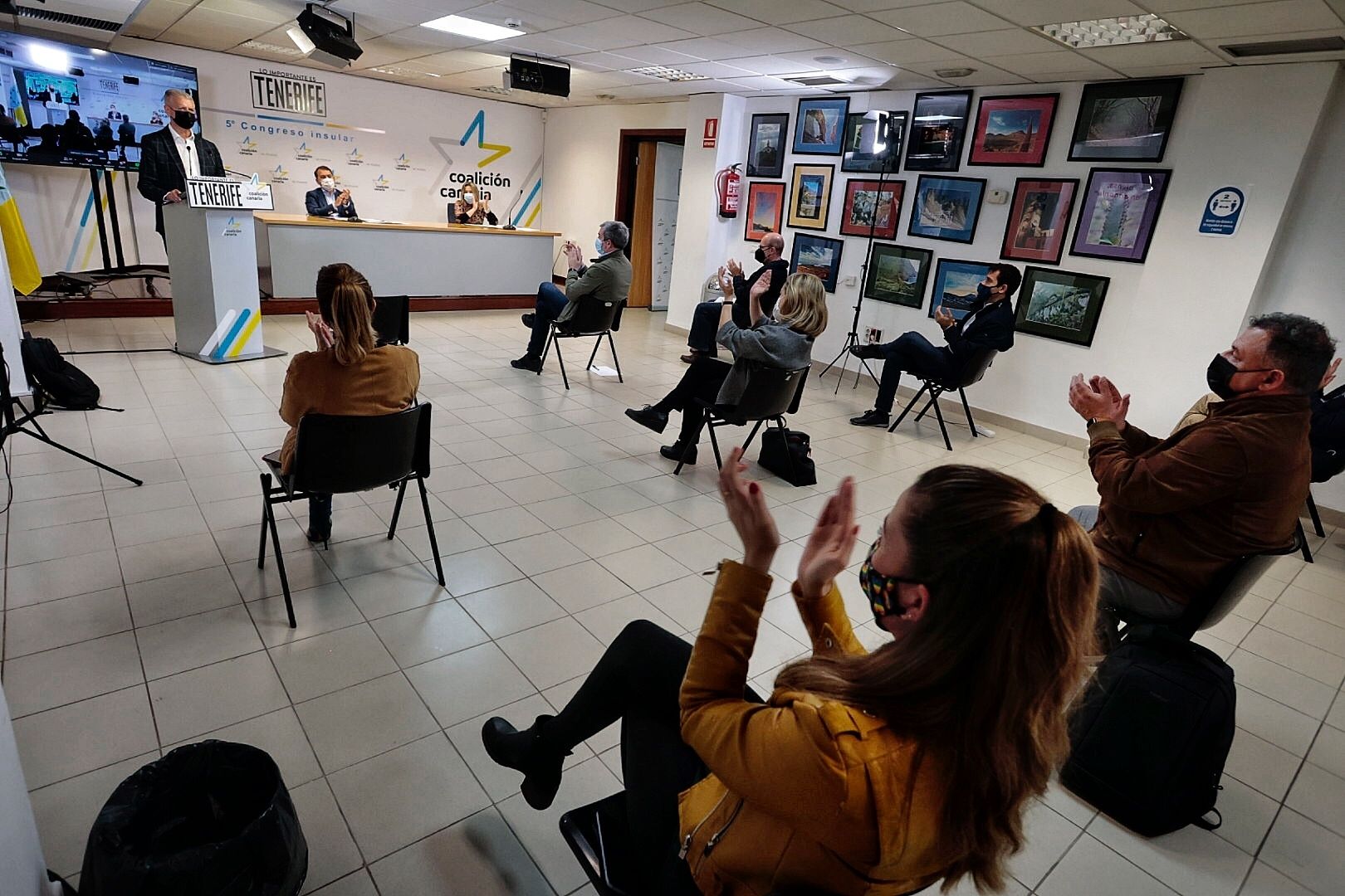 Apertura del congreso de Coalición Canaria en Tenerife