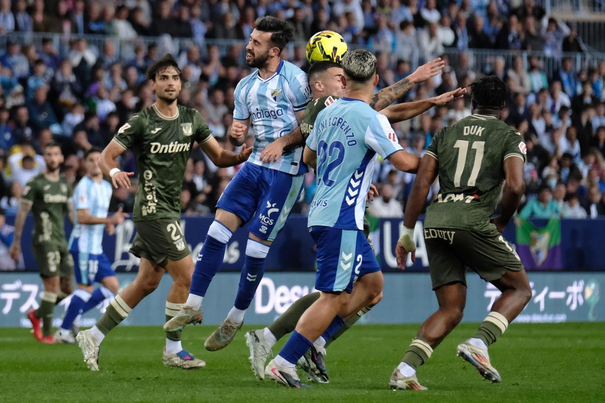 Málaga CF - CD Leganés, en imágenes