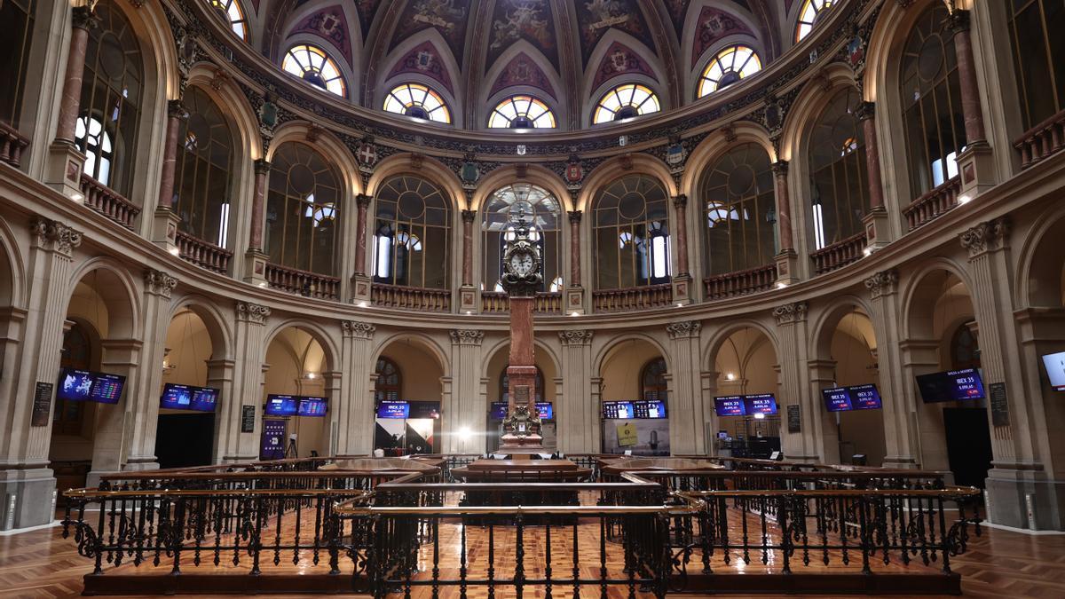 Interior del Palacio de la Bolsa.