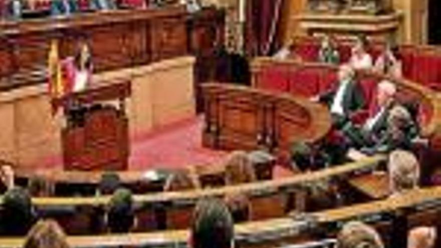 El Parlament, en un ple celebrat aquesta tardor.