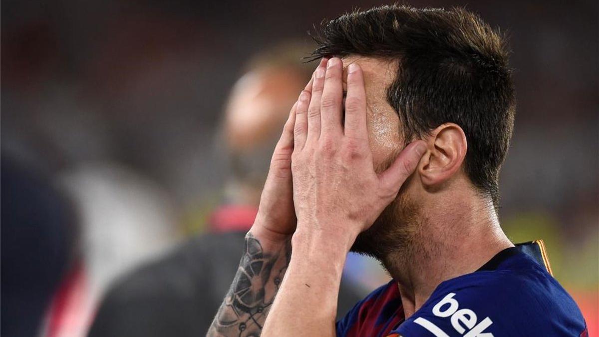 Leo Messi no puede con todo