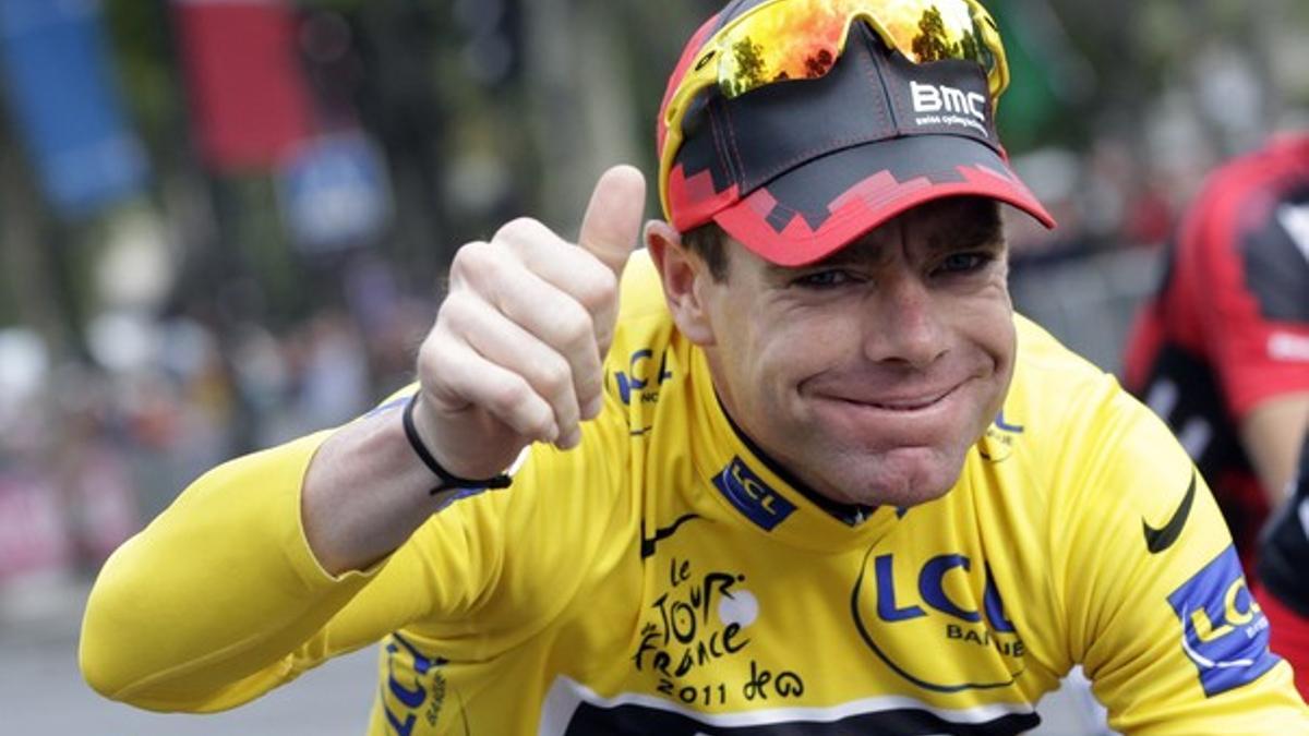 Cadel Evans, durante el Tour, el pasado julio.