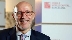 Carlos Grau fa declaracions sobre la continuïtat del Mobile World Capital Barcelona i les novetats d’aquesta edició.