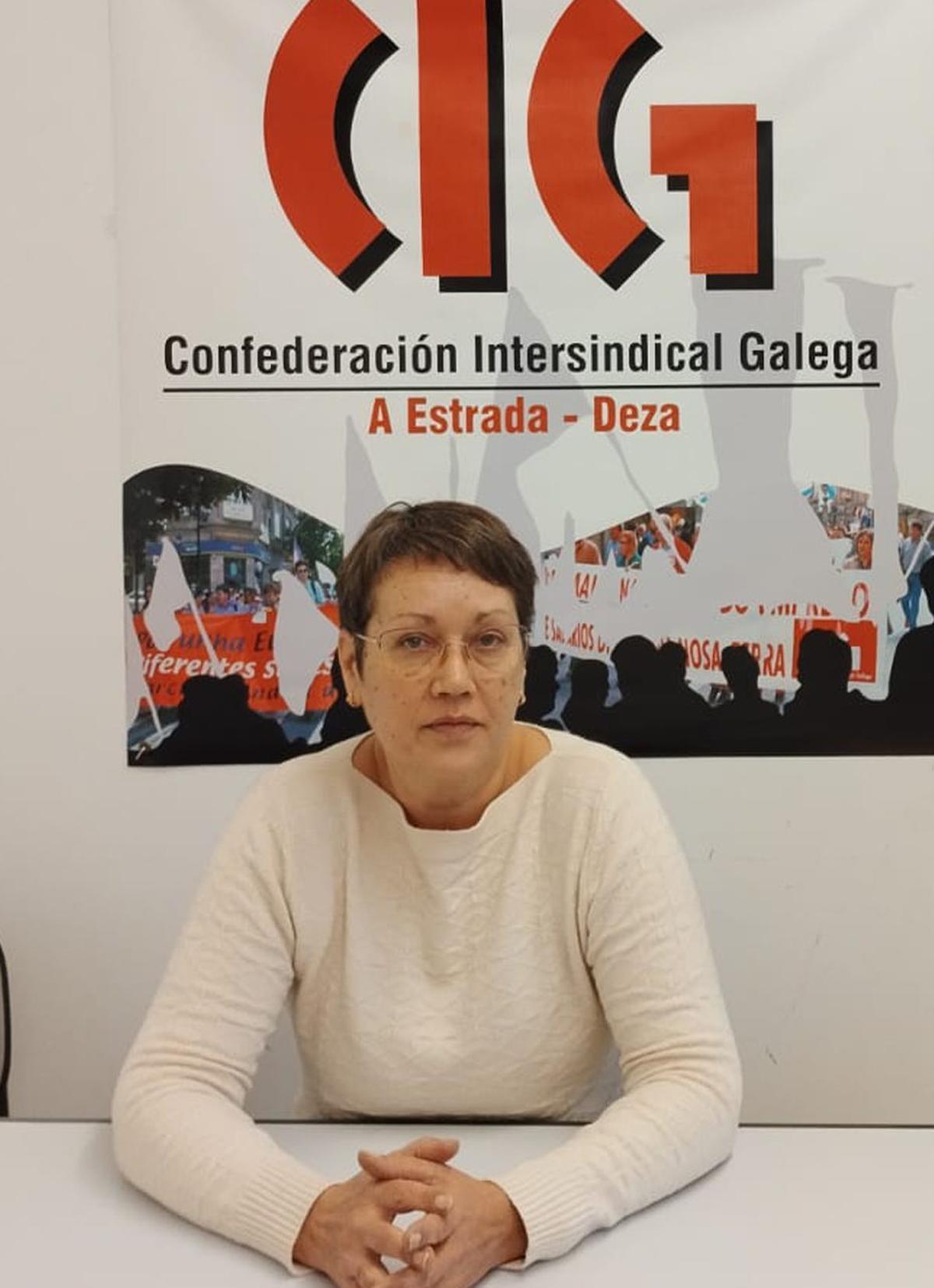 A entrevistada, Dolores Servide Loureiro.