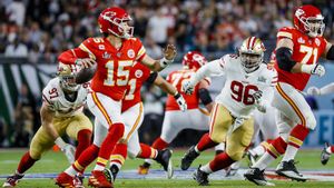 Archivo - Patrick Mahomes durante un partido de los Kansas City Chiefs