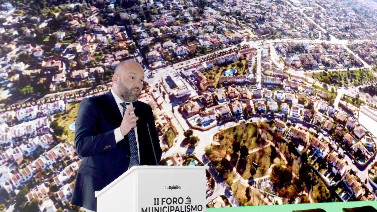 José Masegosa, durante su ponencia en el II Foro Municipalismo.