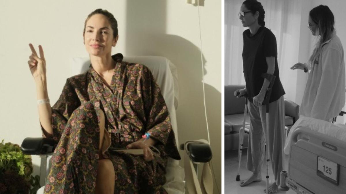 Eugenia Silva, en el hospital