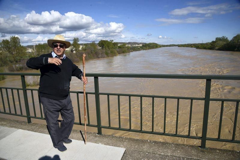 La crecida del Ebro se acerca a Zaragoza