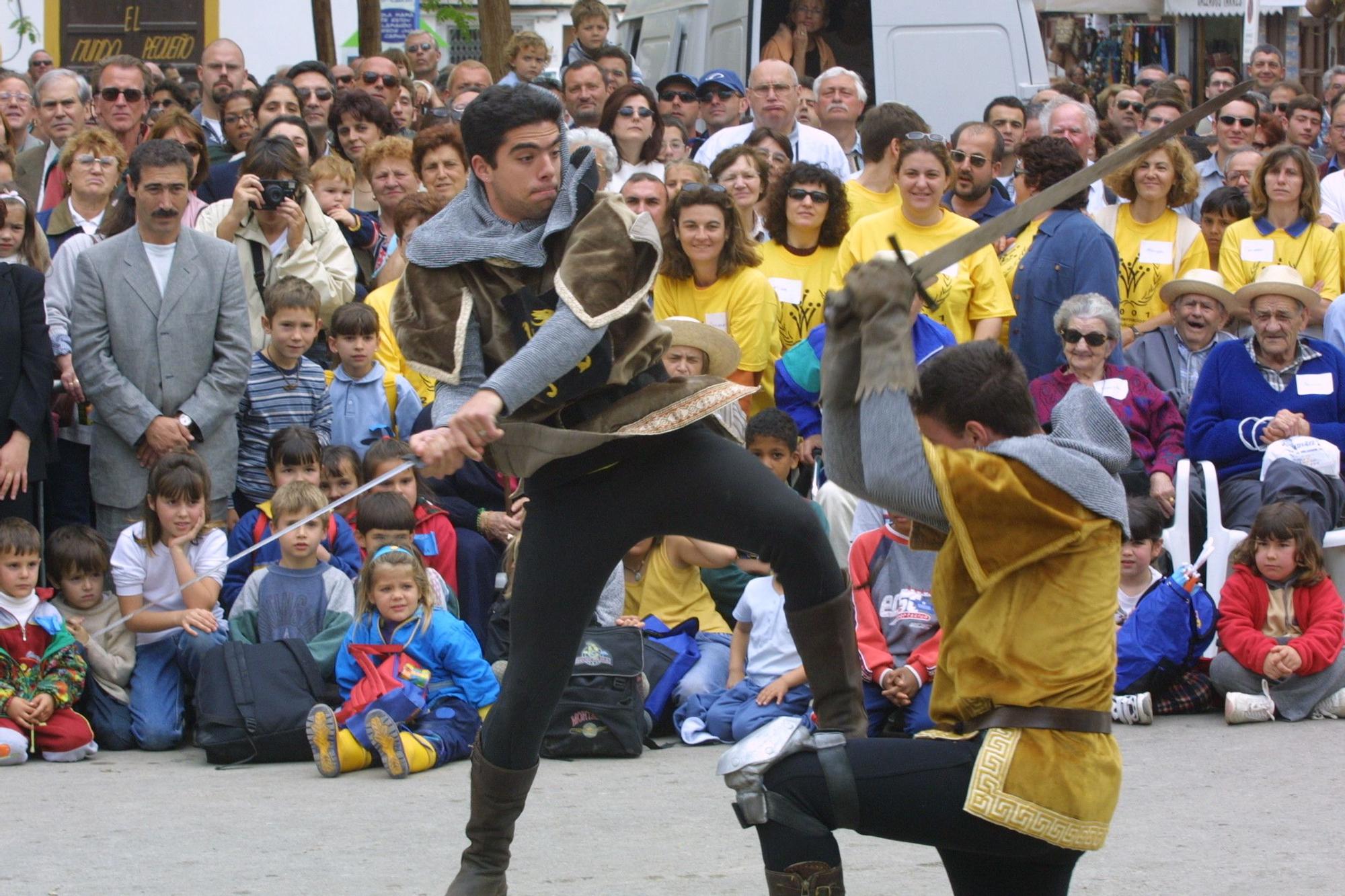 Edición de 2001 de la Feria Medieval de Ibiza.