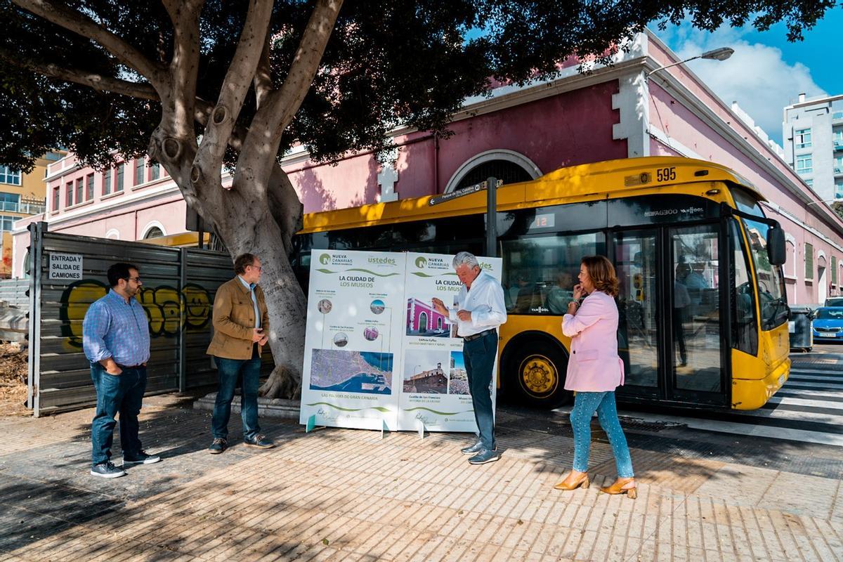 El candidato de Nueva Canarias a la Alcaldía de Las Palmas de Gran Canaria, Pedro Quevedo, este miércoles.