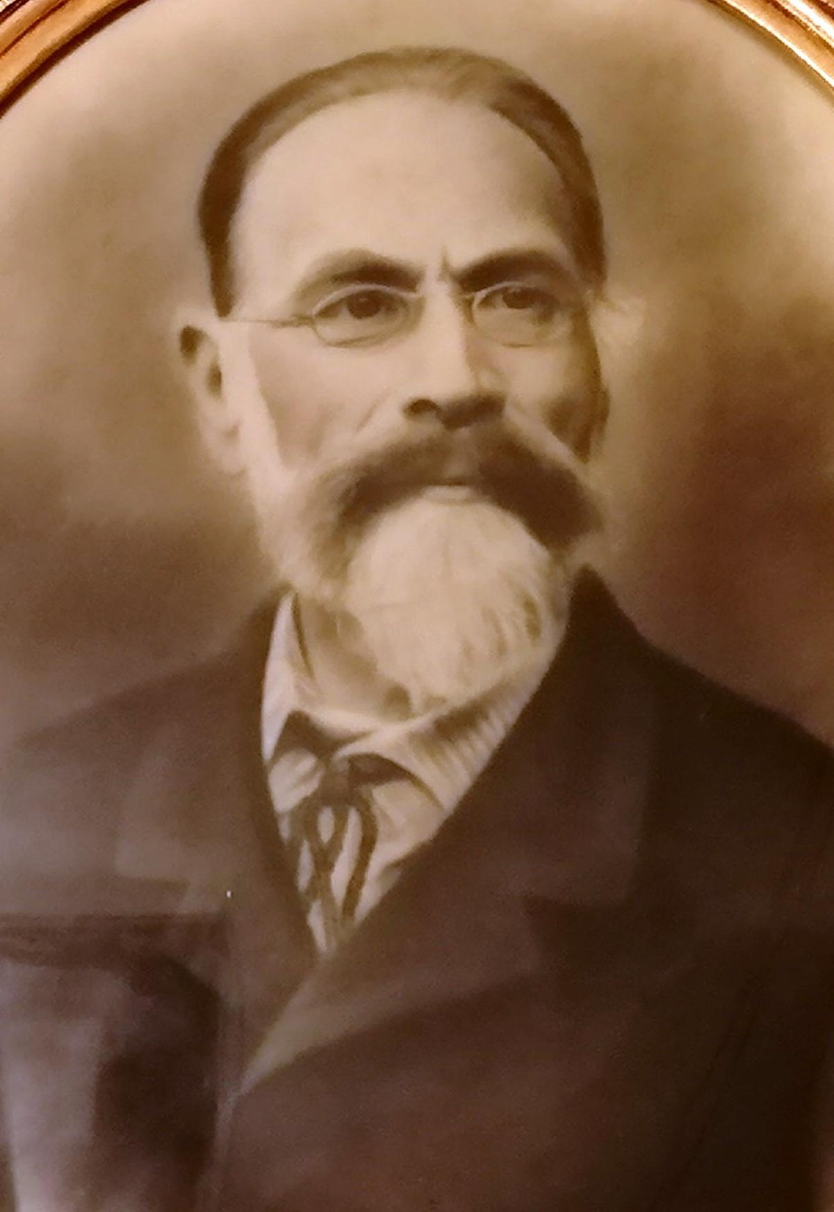 Jovita Goyanes, pai de Alvaro Goyanes, farmaceutico e alcalde de Lalín.